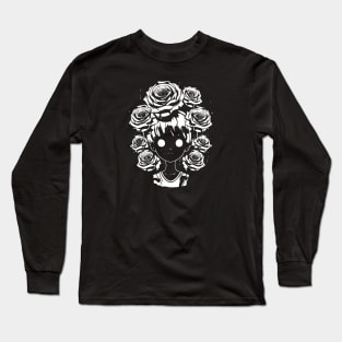 Hollow rose portrait Long Sleeve T-Shirt